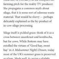 Agricultural facts matter - letter to The Spectator