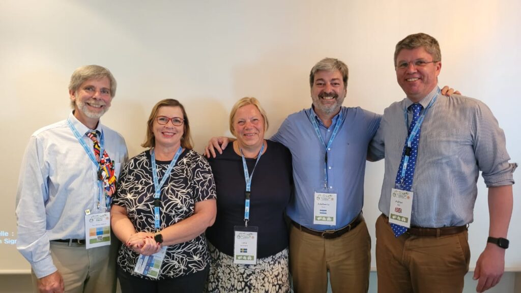 The Presidium of the International Federation of Agricultural Journalists, as elected during August 2024.